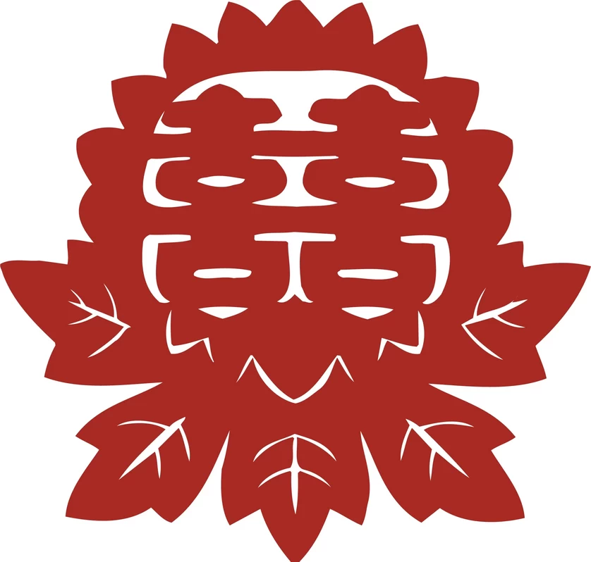 中国风中式传统喜庆民俗人物动物窗花剪纸插画边框AI矢量PNG素材【2873】